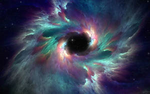 Hue Of Colours In Black Hole Wallpaper