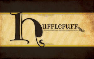 Hufflepuff Quote Grunge Brown Wallpaper