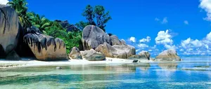 Huge Rocks In The Beach Wallpaper