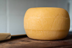 Huge Round Cheese Wallpaper