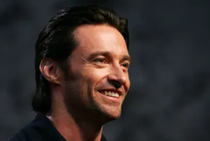 Hugh Jackman Close-up Smile Wallpaper