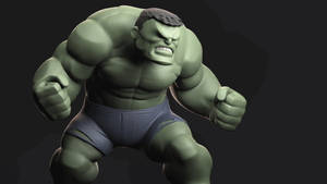 Hulk Avenger 3d Action Figure Wallpaper