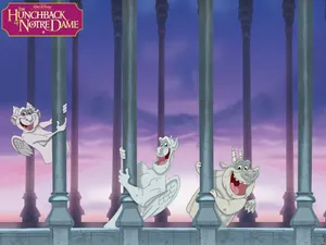 Hunchback Of Notre Dame Gargoyles Wallpaper