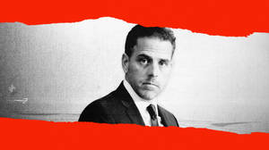 Hunter Biden Black And White Wallpaper