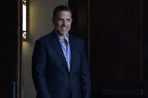 Hunter Biden Outside Of Church Wallpaper