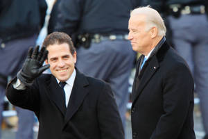 Hunter Biden Waving Wallpaper