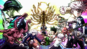 Hunter X Hunter 4k Anime Character Collage Wallpaper