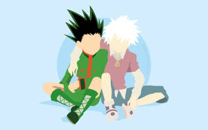 Hunter X Hunter 4k Gon And Killua Vector Wallpaper