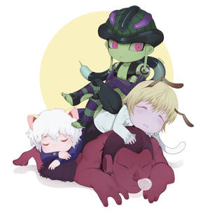 Hunter X Hunter Meruem Royal Guards Wallpaper