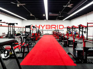 Hybrid Weightlifting Gym Wallpaper