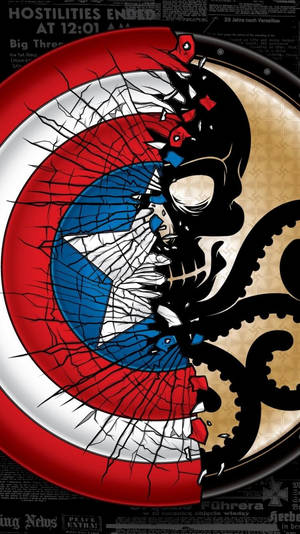 Hydra And Captain America Iphone Wallpaper