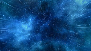 Hyperspace Jump Blue Space Phone Wallpaper