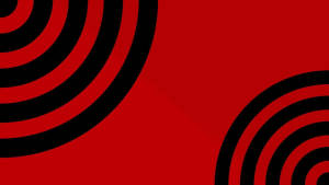Hypnotizing Red Circle Wallpaper