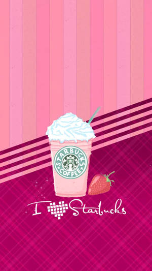 I Love Starbucks Girly Iphone Wallpaper