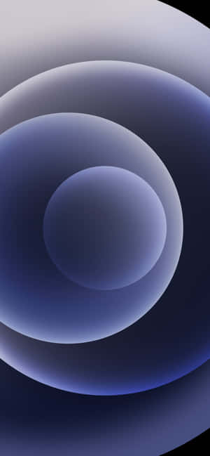 I O S14 Abstract Blue Bubbles4 K Wallpaper Wallpaper
