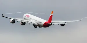 Iberia Airlines Airplane Rear View Wallpaper
