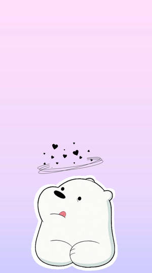 Ice Bear Cartoon Iphone Wallpaper