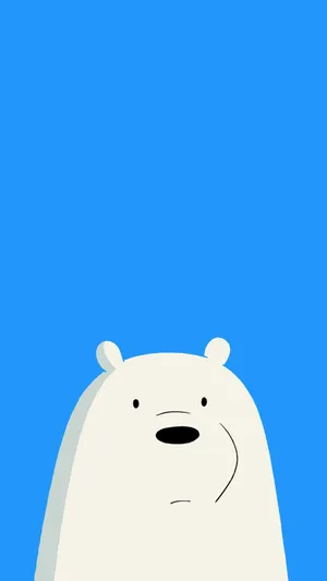 Ice Bear Cartoon Spacing Out Wallpaper