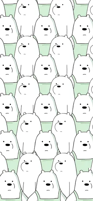 Ice Bear We Bare Bears Collage Wallpaper