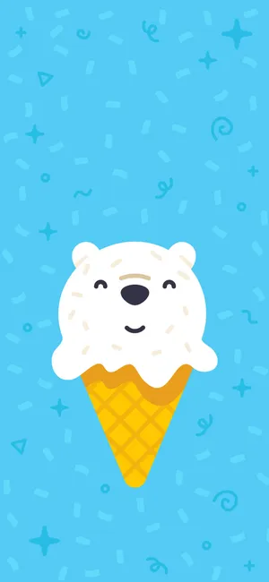 Ice Bear We Bare Bears Ice Cream Wallpaper