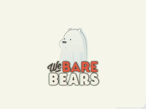 Ice Bear We Bare Bears Logo Wallpaper
