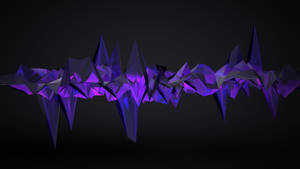 Iceberg Abstract 4k Purple Wallpaper