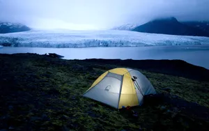 Iceland Camping Desktop Wallpaper