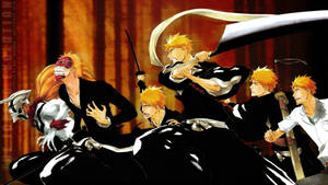 Ichigo Bankai Different Formations Wallpaper