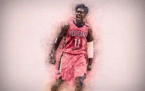 Iconic Basketball Star Jrue Holiday Wallpaper