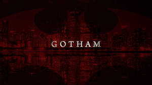Iconic Batman Logo In 4k Gotham Setting Wallpaper