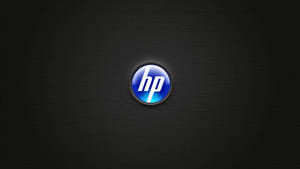 Iconic Blue Hp Laptop Logo Wallpaper