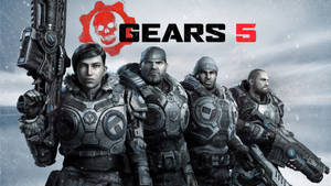 Iconic Gears 5 Main Casts Wallpaper