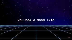 Iconic Grid Aesthetic Inscription Wallpaper