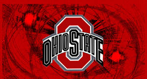 Iconic Ohio State University Insignia In Distinctive Red Wallpaper