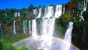 Iguazu Falls Stunning Hd Waterfall Wallpaper