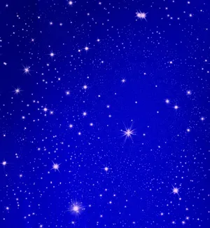 Illuminate The Night Sky With Beautiful Blue Stars Wallpaper