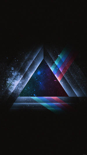 Illuminati 3d Abstract Triangle Wallpaper