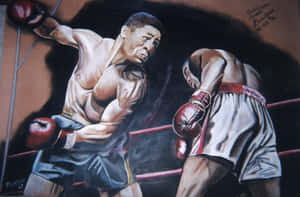 Illustration Of Ike Williams Fight Wallpaper
