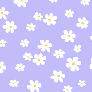 Image Aesthetic Purple Flower In A Garden Wallpaper