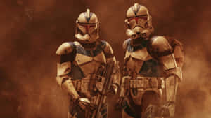_image Clone Troopers Representing The Grand Army Of The Republic During The Clone Wars_ Wallpaper
