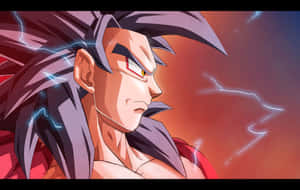 Image Goku Ssj4 Unleashing His Power Wallpaper