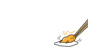 Image Gudetama Situating Itsself On A Computer Keyboard Wallpaper