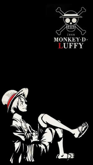 Image Luffy's Resolve - Black & White Wallpaper