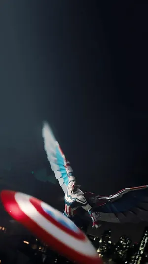 Image Marvel Falcon Logo Wallpaper