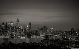 Image Of New York Aesthetic Skyline Wallpaper