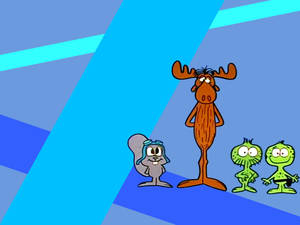 Image Of Rocky And Bullwinkle Wallpaper