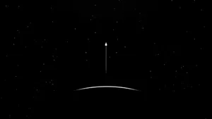 Immerse Yourself In The Grandeur Of Black Space Wallpaper