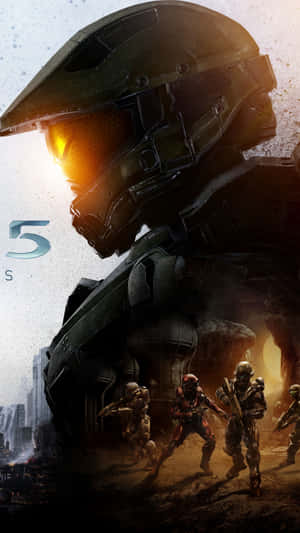 Immerse Yourself Into The World Of Master Chief Wallpaper