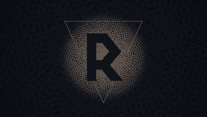 Imprinted R Alphabet Wallpaper