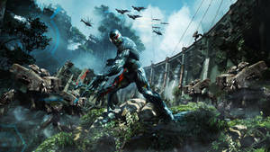 In Crysis Remastered, Take The Fight To The Alien Invaders And Save Humanity! Wallpaper